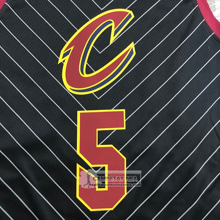 Camiseta Cleveland Cavaliers Dennis Smith Jr. NO 5 Statement 2020-21 Negro